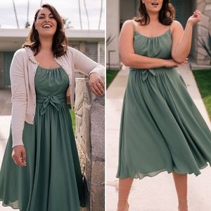 GAL MEETS GLAM Elsie Double Tie Waist Dress